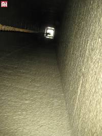 KS-ASS, 25 m tiefer Schacht in London nach Beschichtung, Kanalrenovierung, Schachtsanierung